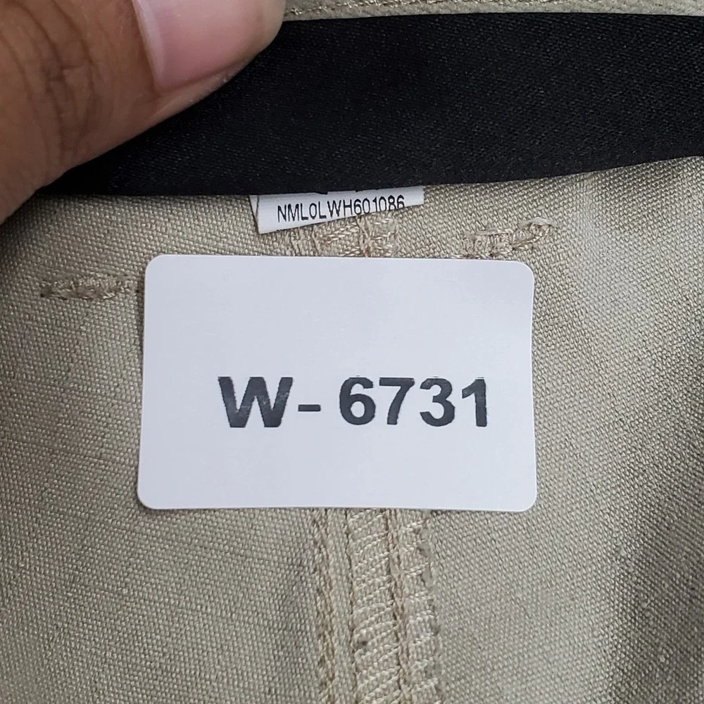 Under Armour Storm Men Pants 38/30 Khaki Cargo Ripstop Logo Loose 29
